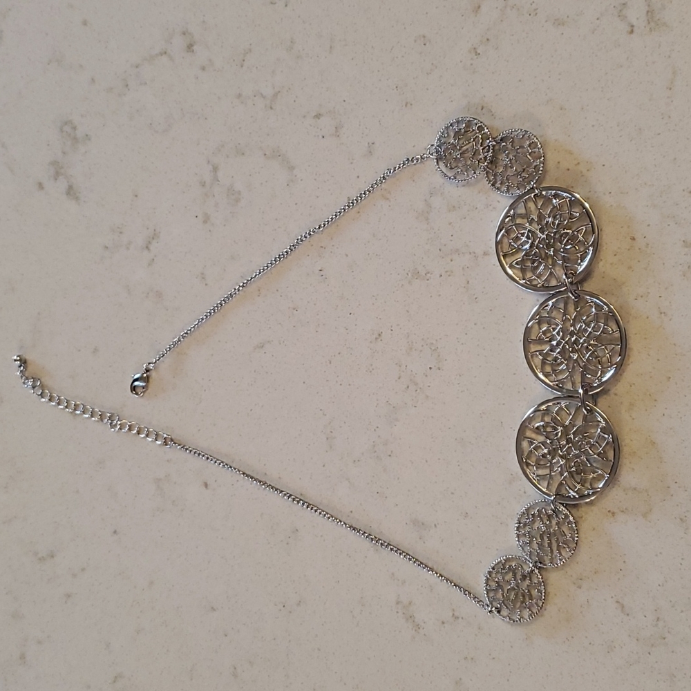 Silver necklace